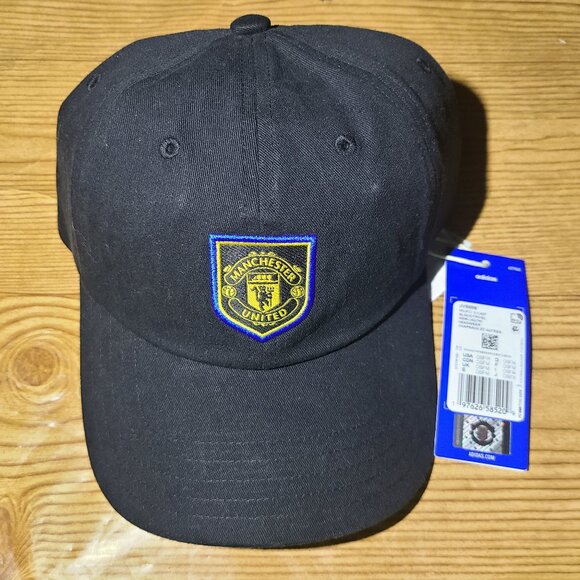Manchester United FC Adidas adjustable strapback hat (NEW) - Picture 1 of 6